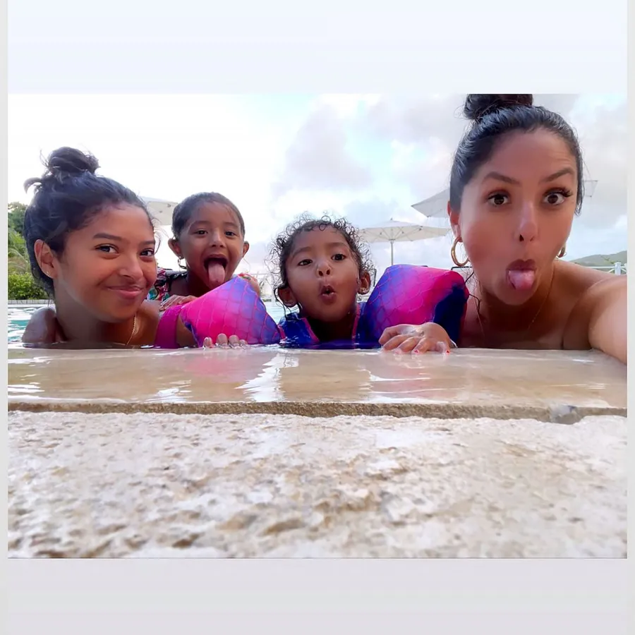 Vanessa Bryant More Celeb Families Summer 2021 Pool Pics