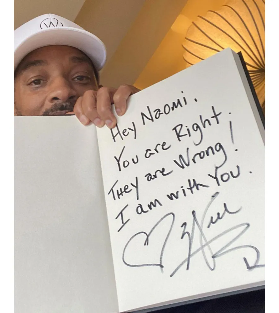 Will Smith and More Stars Support Naomi Osaka After French Open Exit 2