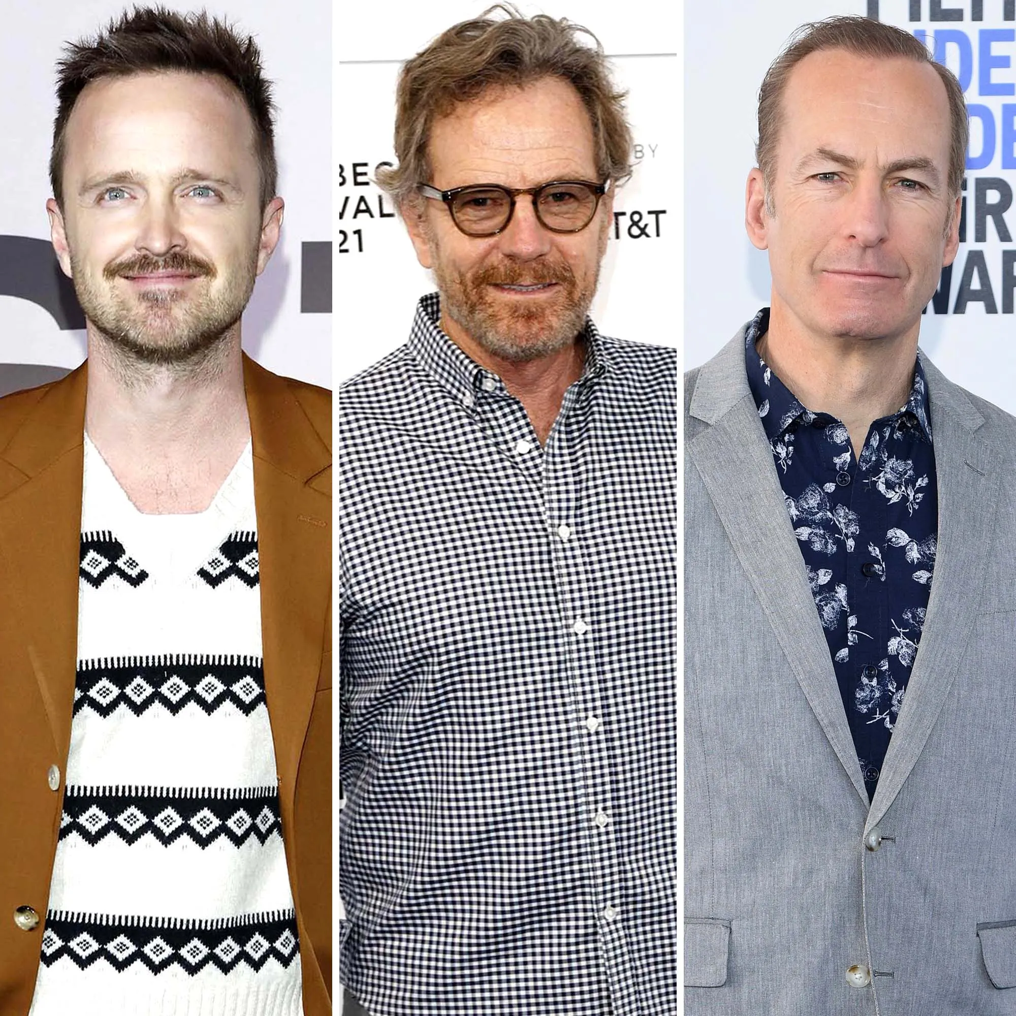 Aaron Paul Bryan Cranston More Send Love Bob Odenkirk After Hospitalization
