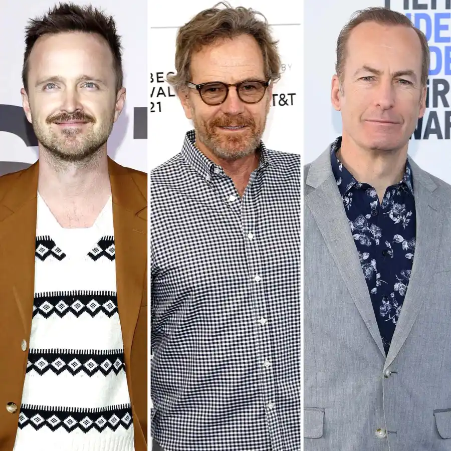 Aaron Paul Bryan Cranston More Send Love Bob Odenkirk After Hospitalization