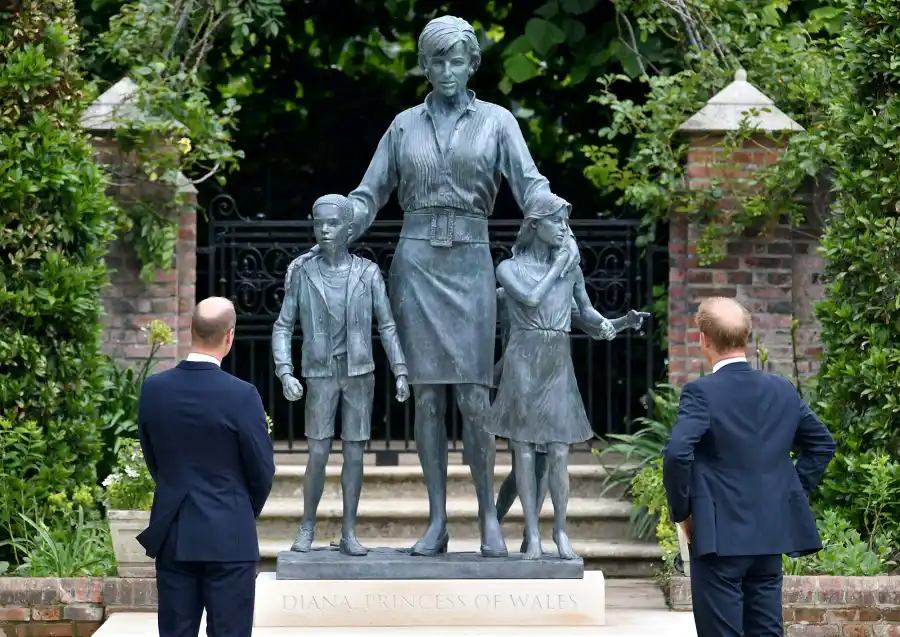 Prince William Prince Harry All Must-See Photos Princess Diana Statue Unveiling Event