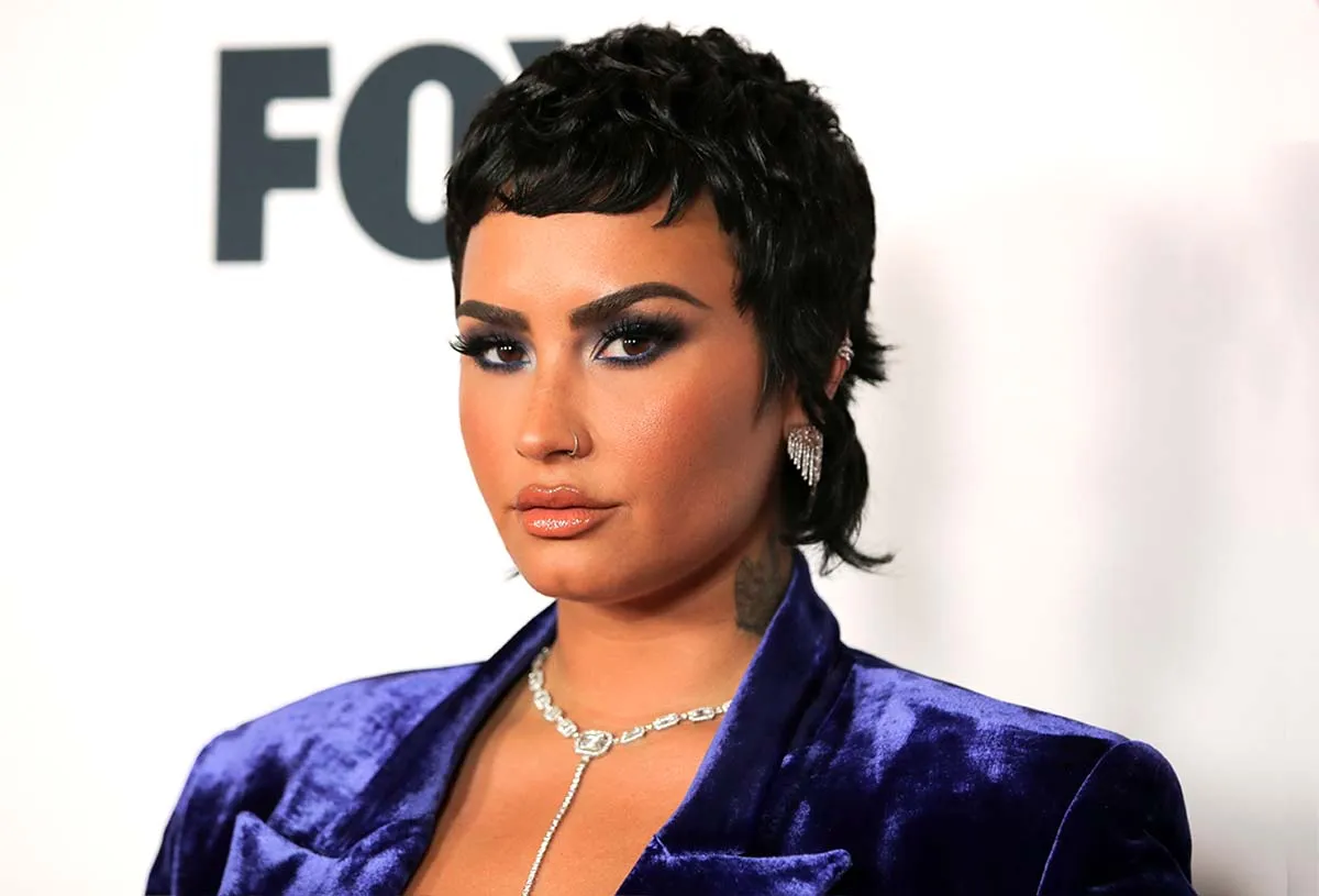 Body Confidence Demi Lovato Shares Lingerie Selfie