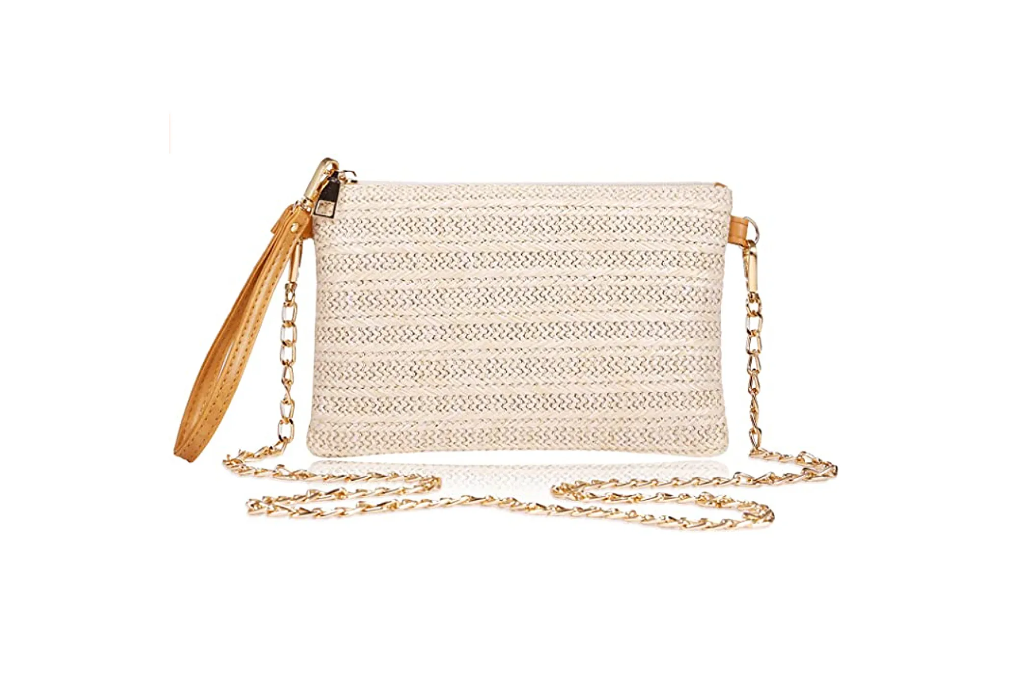 COOKOOKY Women's Straw Clutch Bag