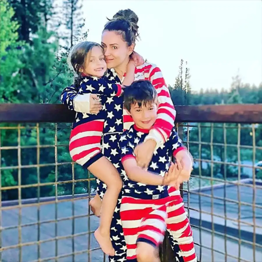 Alyssa Milano Celebrity Kids Get Patriotic 4th of July Over Years Photos