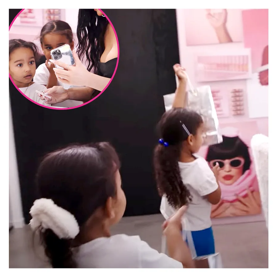 Chicago West Dream Kardashian Adorably Raid Aunt Kylie Jenner Cosmetics