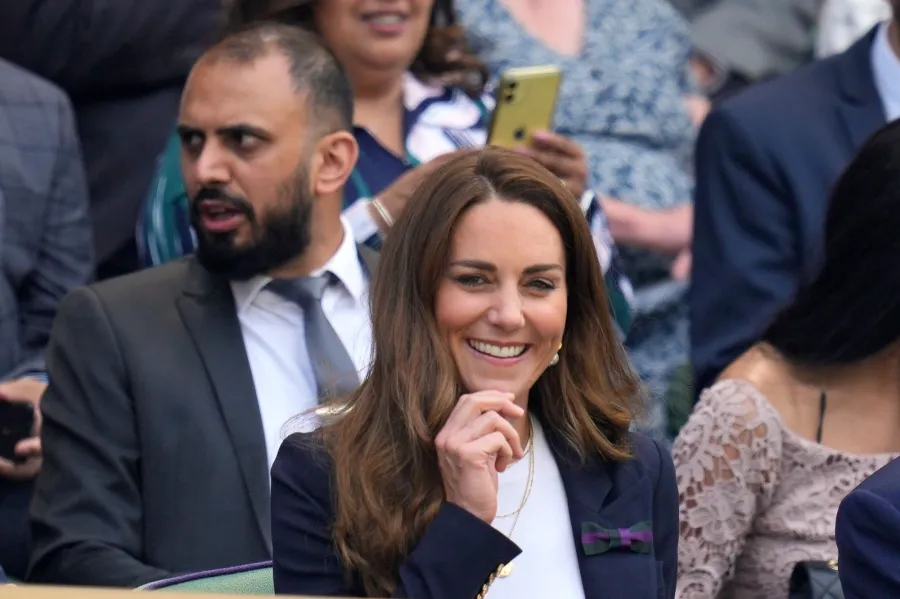 Duchess Kate Middleton Watches Day 1 Wimbledon Tennis Tournament 4