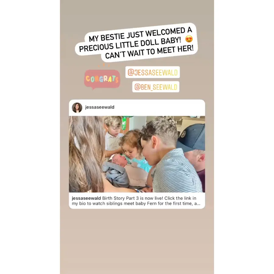 Jinger Duggar and More Family Members Congratulate ‘Bestie’ Jessa Duggar on New Baby