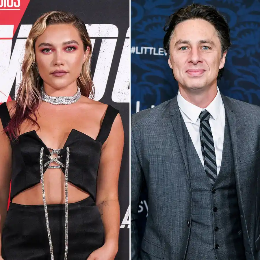 Florence Pugh Defends Zach Braff Relationship
