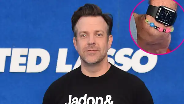 Jason Sudeikis Daughter Made Him Bracelet Ted Lasso Premiere