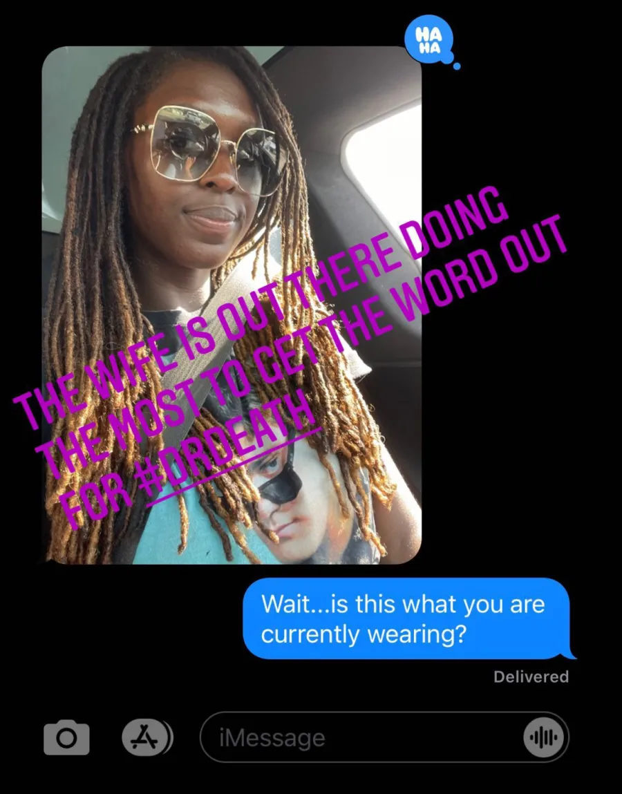 True Love! Jodie Turner-Smith Wears Shirt With Joshua Jackson’s Face On It