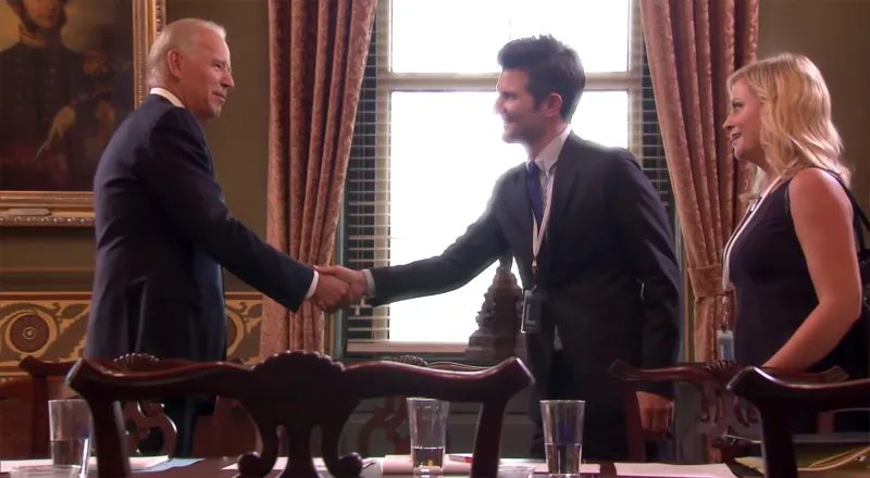 Joe Biden Parks and Recreation Surprising Celebrity TV Show Cameos