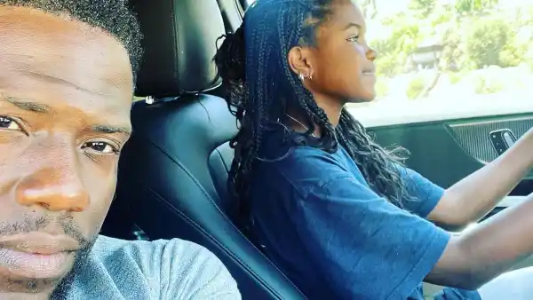 Kevin Hart Teaches Daughter Heaven To Drive
