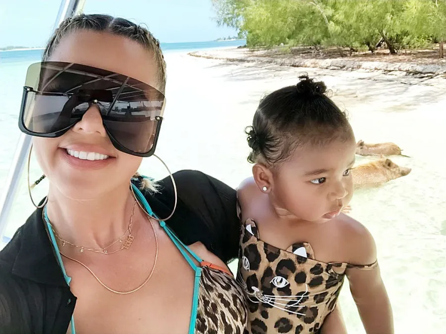 Khloe Kardashian Her Daughter True Adorable Matching Moments Over Years