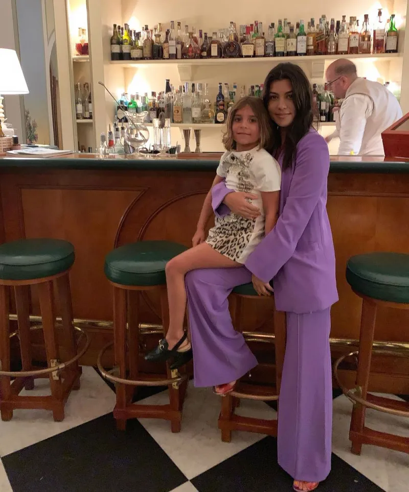 Too Cute! Kourtney Kardashian and Penelope Get Matching Temporary Tattoos