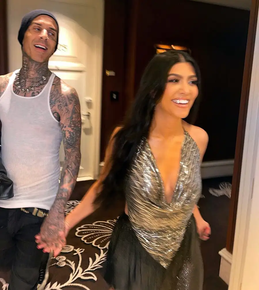 Kourtney Kardashian Fangs Have Become Her Go-To Date Night Accessory