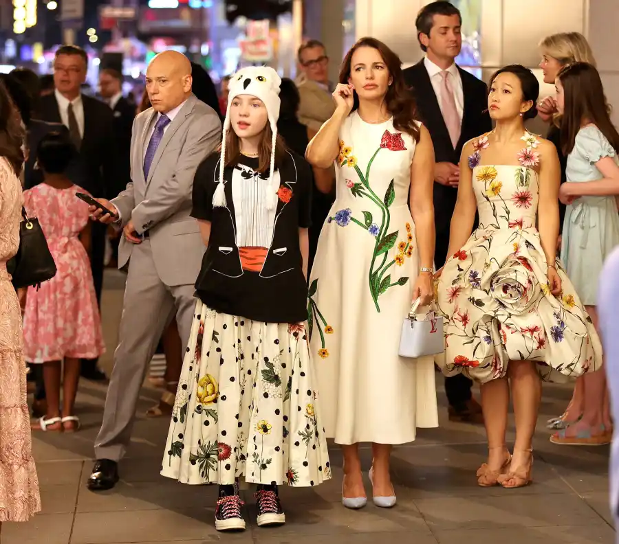 Kristin Davis and Kids Sex and the City Sequel And Just Like That BTS