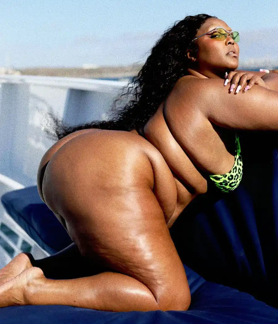 Lizzo Epitomizes Hot Girl Summer in Neon Green Cheetah-Print Bikini