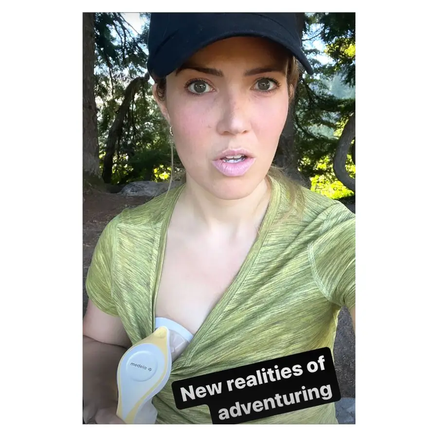 Mandy Moore Pumps Breast Milk Mountain Summit Climb