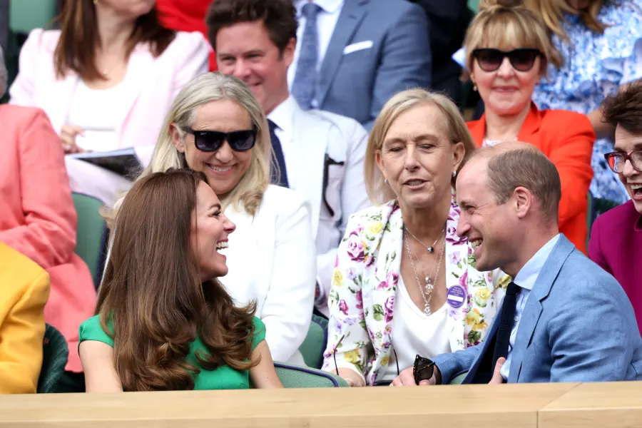 Prince William and Kate Middleton Attend Wimbledon Together After She Was Exposed to COVID: Photos