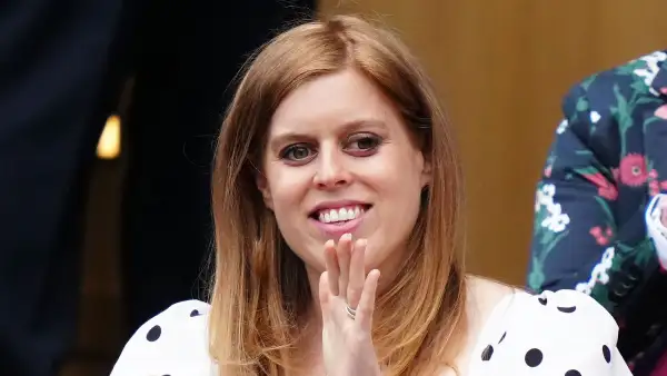 Princess Beatrice Dresses Her Baby Bump in the Sweetest Polka Dot Dress