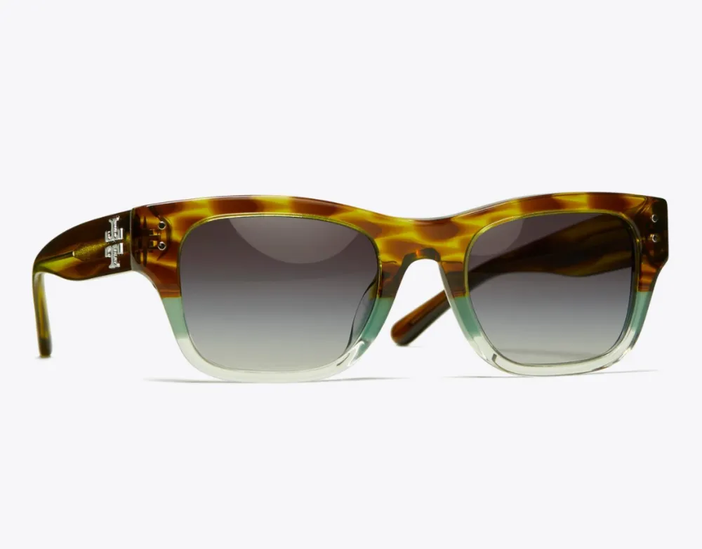 Rectangular Logo Sunglasses