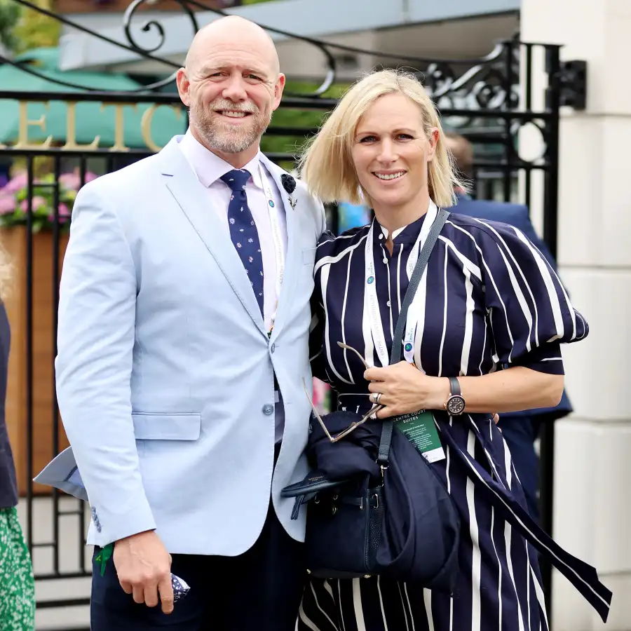Royals at Wimbledon Through Years July 2021 Zara Tindall Mike Tindall