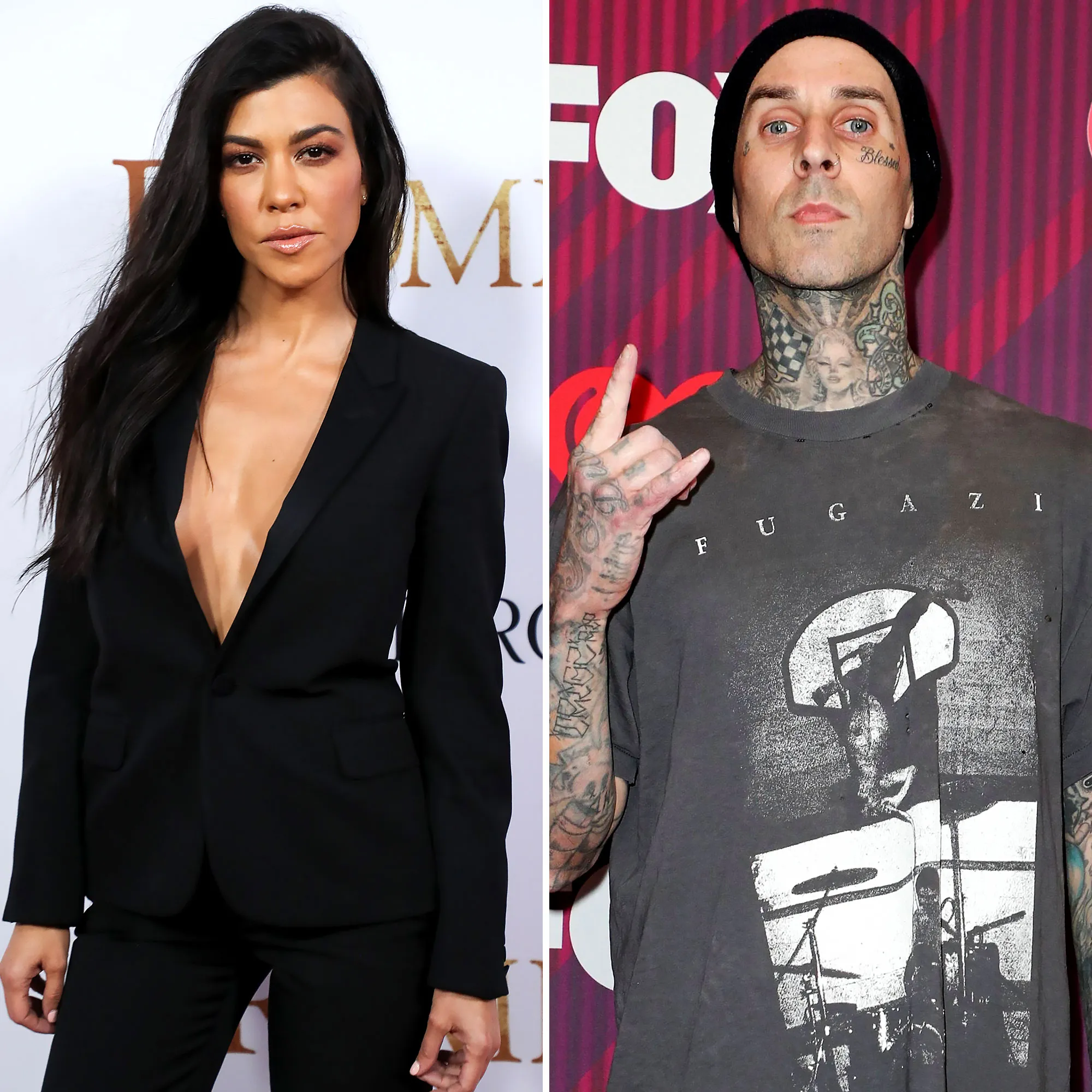 Travis Barker Kourtney Kardashian Play Piano Sweet Video
