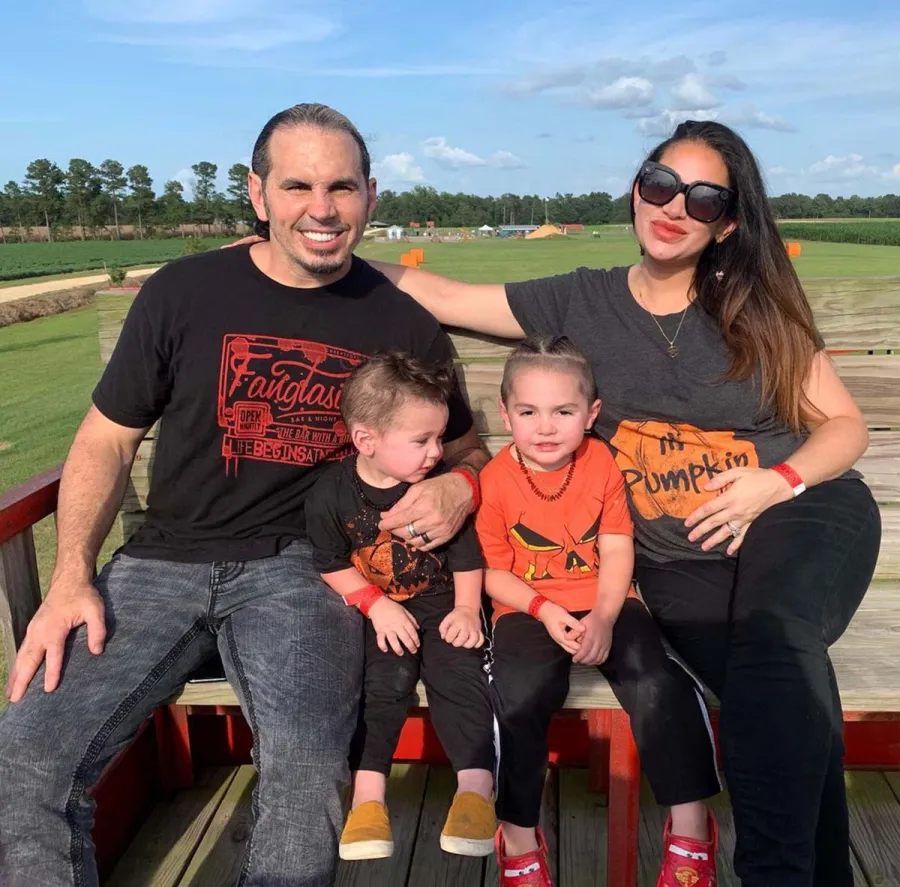WWEs Matt Hardy Rebecca Hardys Family Photos Over Years