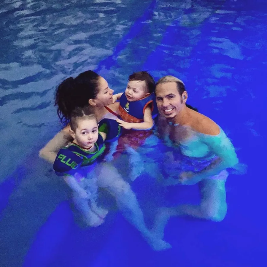 WWEs Matt Hardy Rebecca Hardys Family Photos Over Years