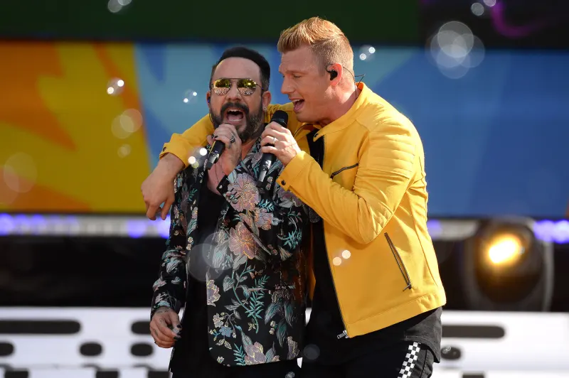 AJ McLean Nick Carter DWTS Dancing With The Stars Contestants With Prior Dancing Experience