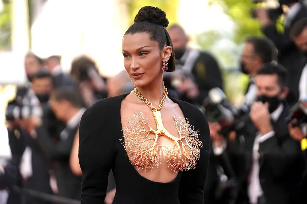 Bella Hadid Isn&rsquo;t Afraid to Show a Little Skin on the Red Carpet 2 Cannes