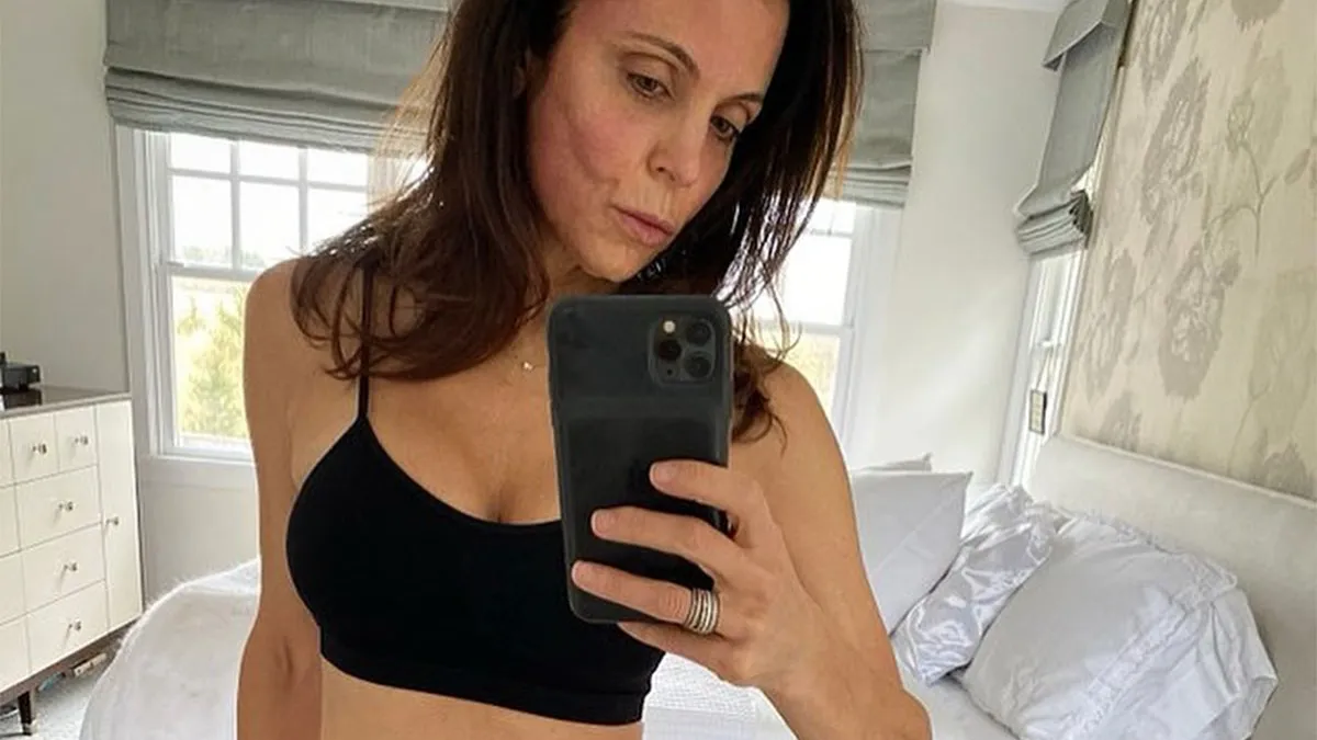Bethenny Frankel Shares Unfiltered Lingerie Picture