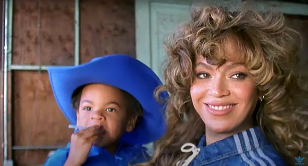 Beyonces Kids Blue Ivy Sir Rumi Are Stars Ivy Park Kids Campaign