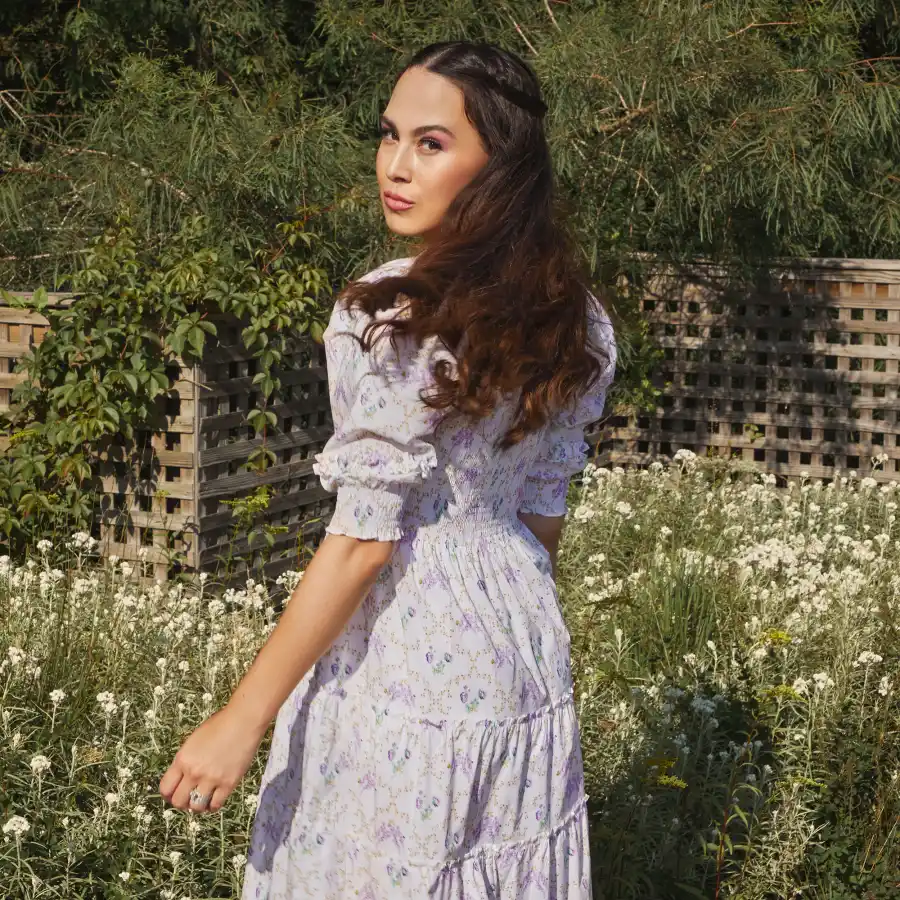 Bridgerton Hill House Just Dropped The Most Promenade Worthy Dresses Purple Flower Dress