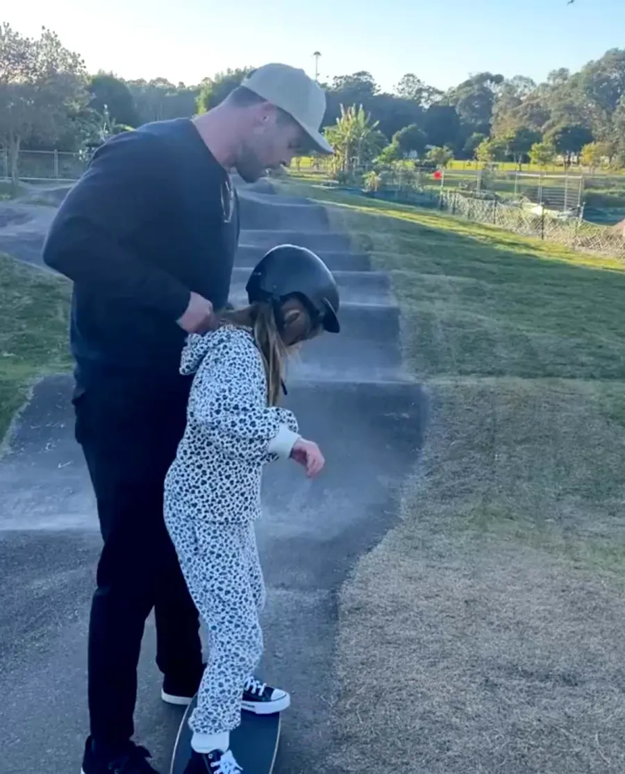 Chris Hemsworth Elsa Patakys Sweetest Family Moments