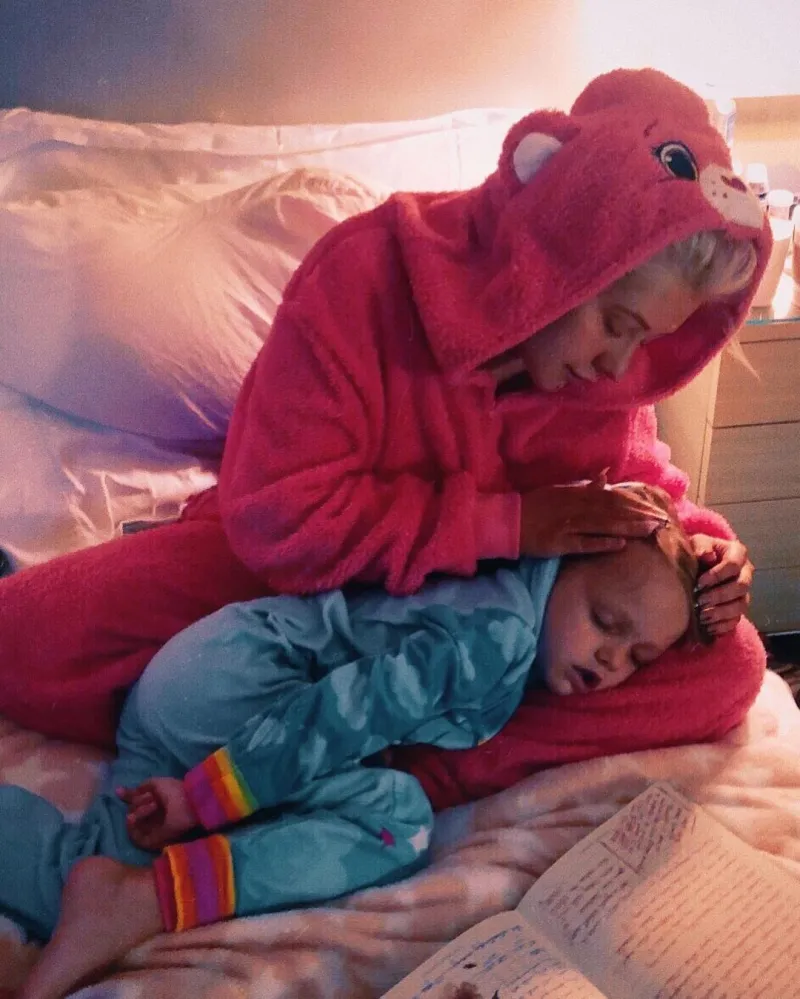 Christina Aguilera and Jordan Bratmans Family Album With Kids PJ Party