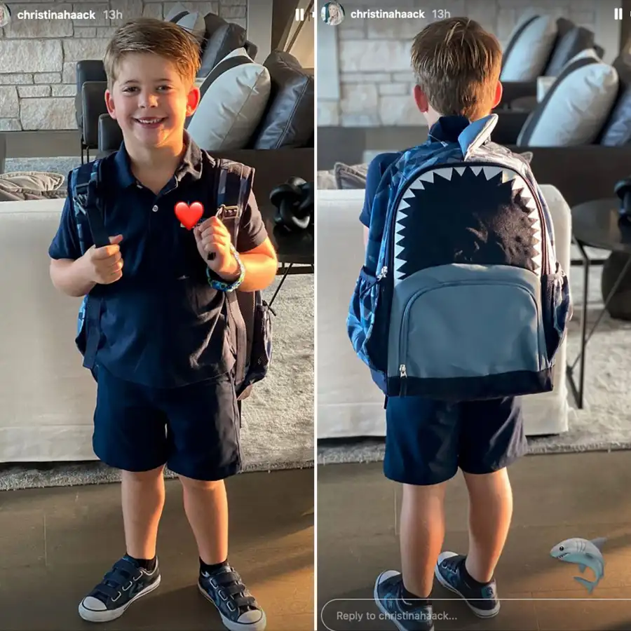 Christina Haack and Tarek El Moussa Son Brayden Starts Kindergarten