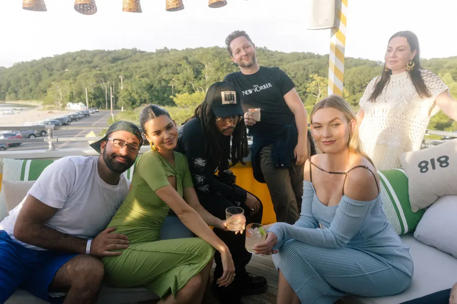 Devin Booker Proudly Supports Girlfriend Kendall Jenner at 818 Tequila Hamptons Launch 2