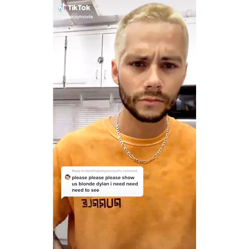 Dylan OBrien Is Completely Unrecognizable With Blonde Buzz Cut