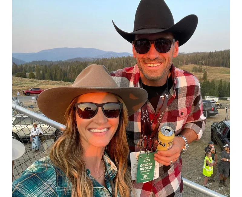 Erin Andrews Describes Tough IVF Journey Amid 7th Round Sunglasses Cowboy Hat Beer