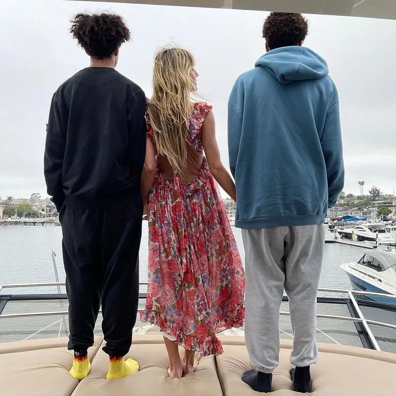 Heidi Klum Photos With Her Seal 4 Kids Family Album