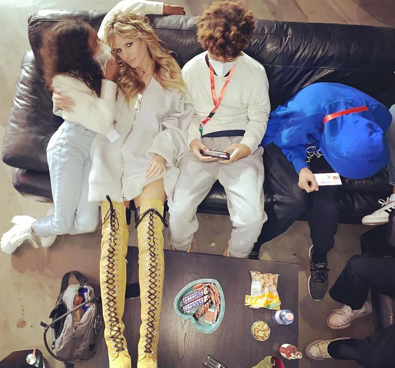 Heidi Klum Photos With Her Seal 4 Kids Family Album