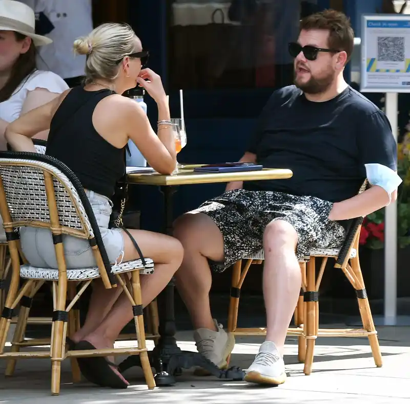 James Corden Just Like Us They Eat Al Fresco