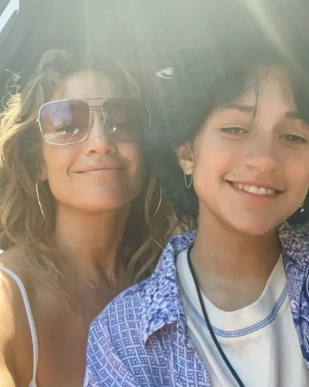 Jennifer Lopez Gets Matching Necklaces for Ben Affleck Daughters Emme