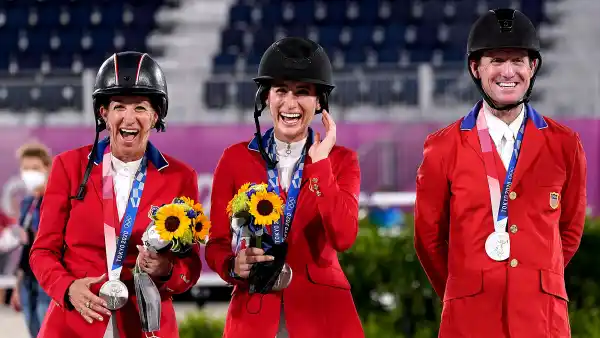 Jessica Springsteen, Equestrian Jumping Team Win Silver at Tokyo Olympics