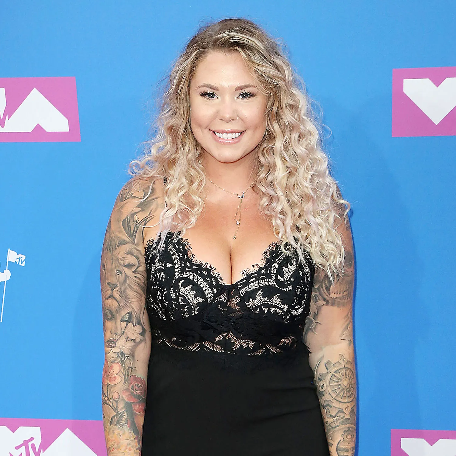 Kailyn Lowry Says She Will Probably Have More Kids With Right Person Curly Hair Black Lace Dress