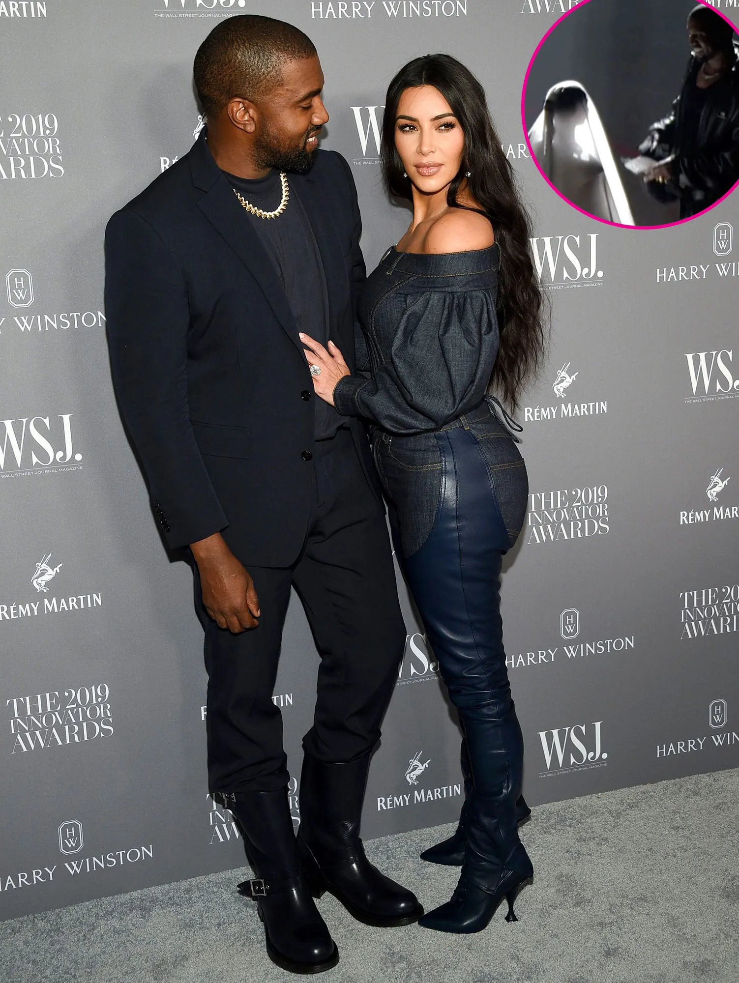 Kanye West Recreates Wedding to Kim Kardashian at 3rd Donda Listening Party