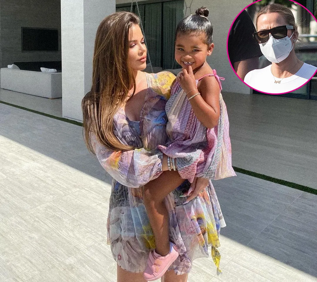 Khloe Kardashian Wears Mommy Necklace With Daughter True