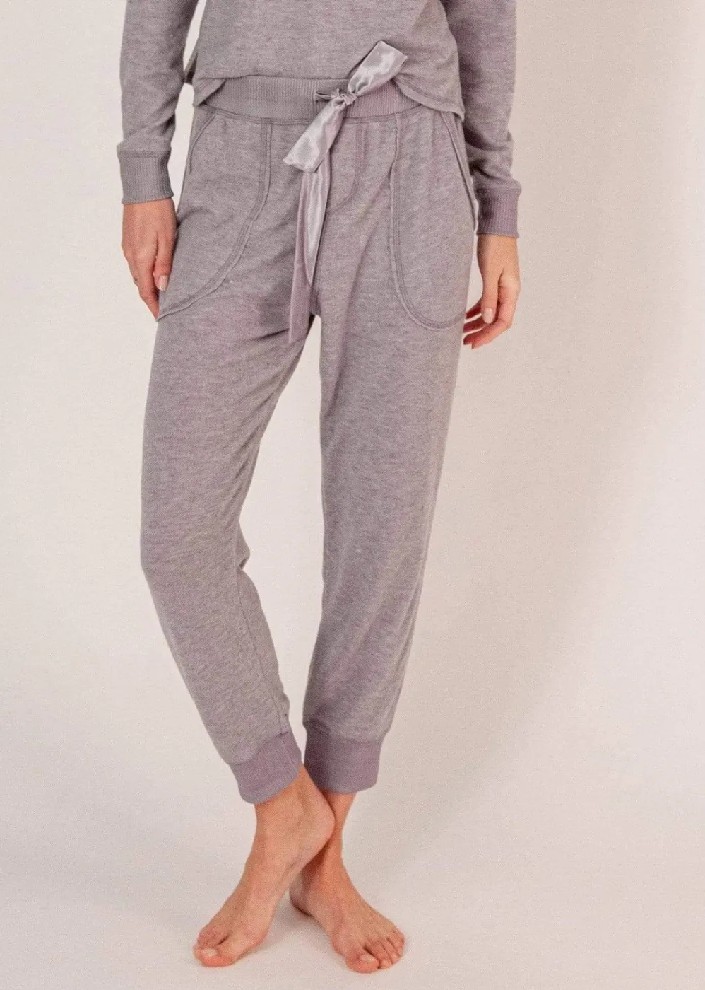 Liza Cozy Jogger &ndash; Heather Grey
