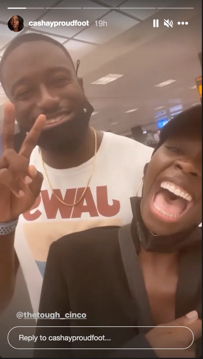 Love Islands Cash Cinco Reunite After Exit